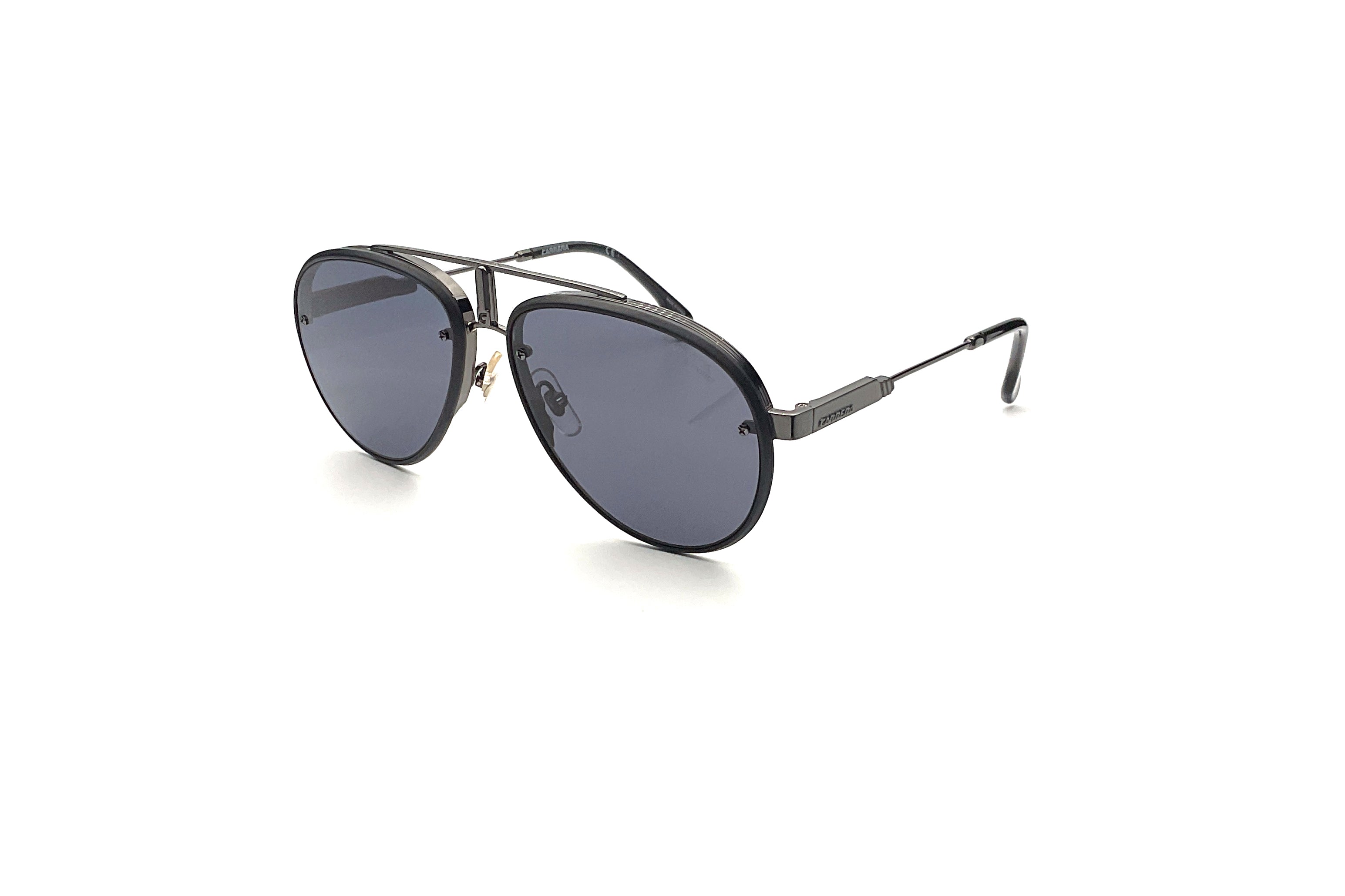 Carrera Glory Matte Black Sunglasses - Polarized UV Protection for Men & Women - Perfect for Driving, Running, and Outdoor Activities
