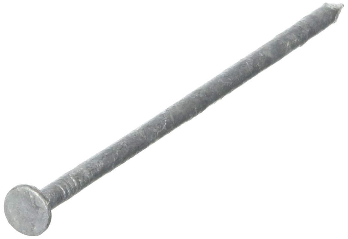 Hot Dipped Galvanized Box Nails 4 Inch (5lb Box) - Heavy Duty Construction Nails for Framing, Roofing, and Outdoor Wood Projects