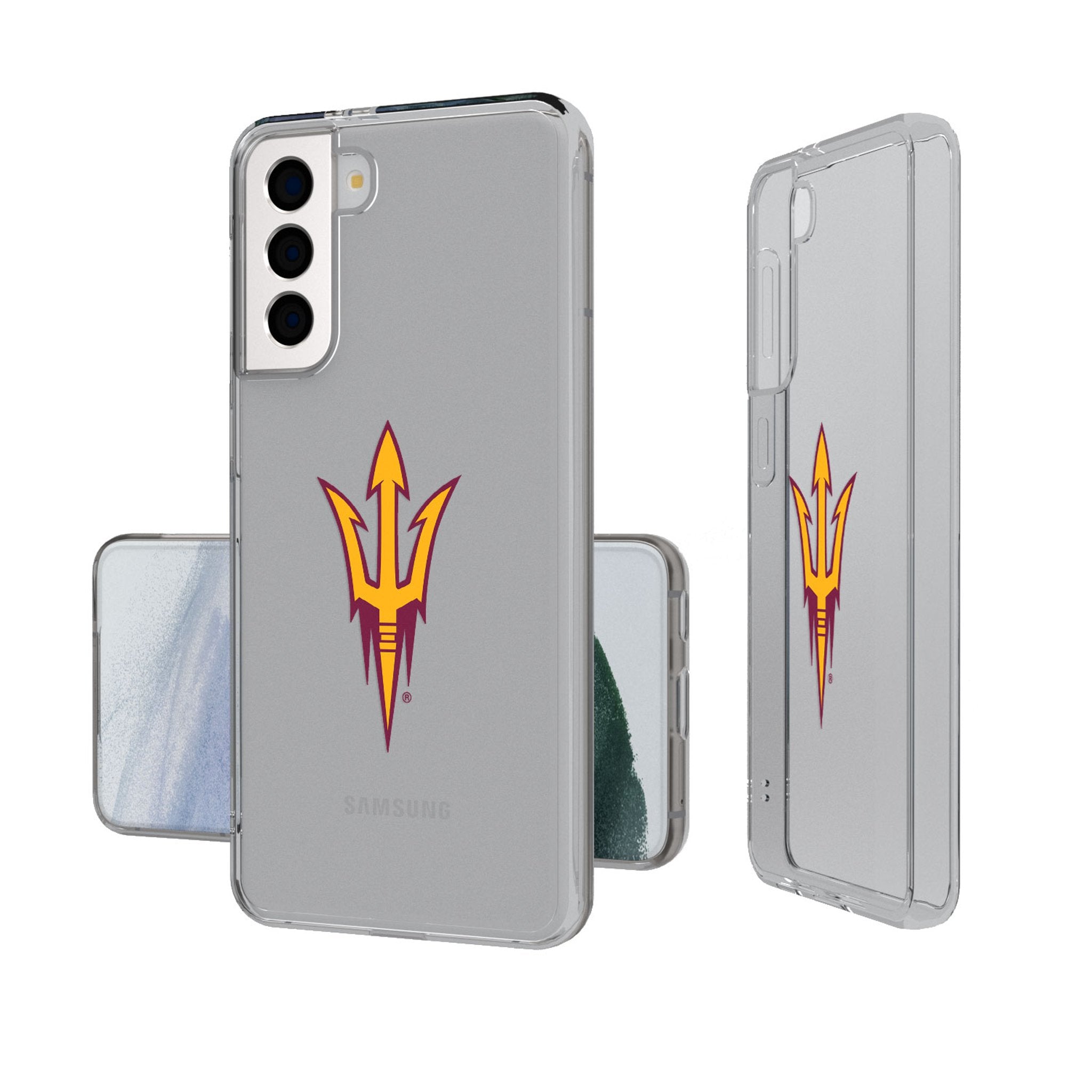 Arizona State University Sun Devils Clear Phone Case - Durable Protective Cover for iPhone & Samsung - Perfect for Students, Alumni & Fans - Show Your School Spirit at Games & Events