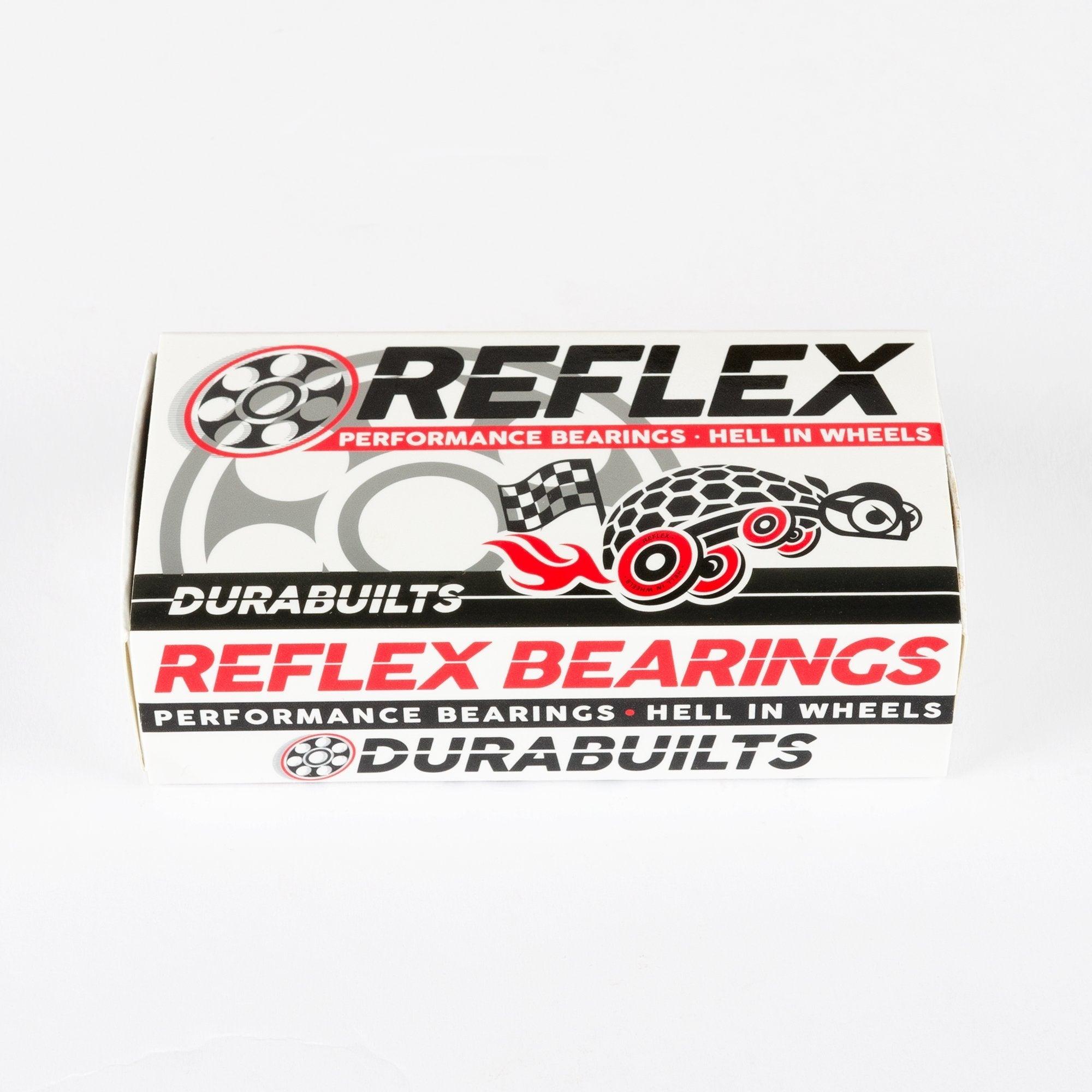 High-Quality Reflex Durabuilt Bearings - Durable & Smooth Performance for Skateboards, Scooters & Rollerblades - Perfect for Outdoor Sports & Extreme Activities