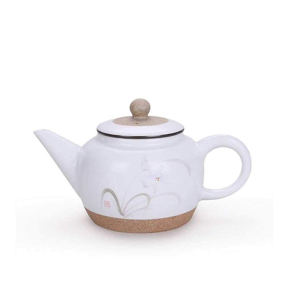 Premium White Porcelain Teapot with Floral Design - Bone China Ceramic Tea Kettle for Loose Tea & Infusers - Elegant Teapot for Tea Sets & Cups - Perfect for Afternoon Tea, Gifts & Home Decor