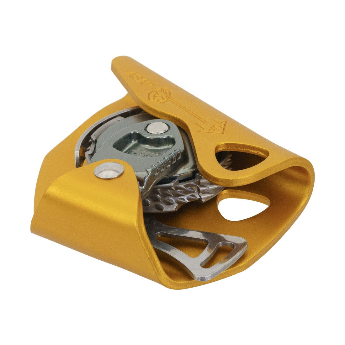 Petzl ASAP Locking Rope Grab - Fall Protection Safety Device for Climbing, Rescue & Work at Height | Ideal for Rock Climbing, Arborist Work & Industrial Safety