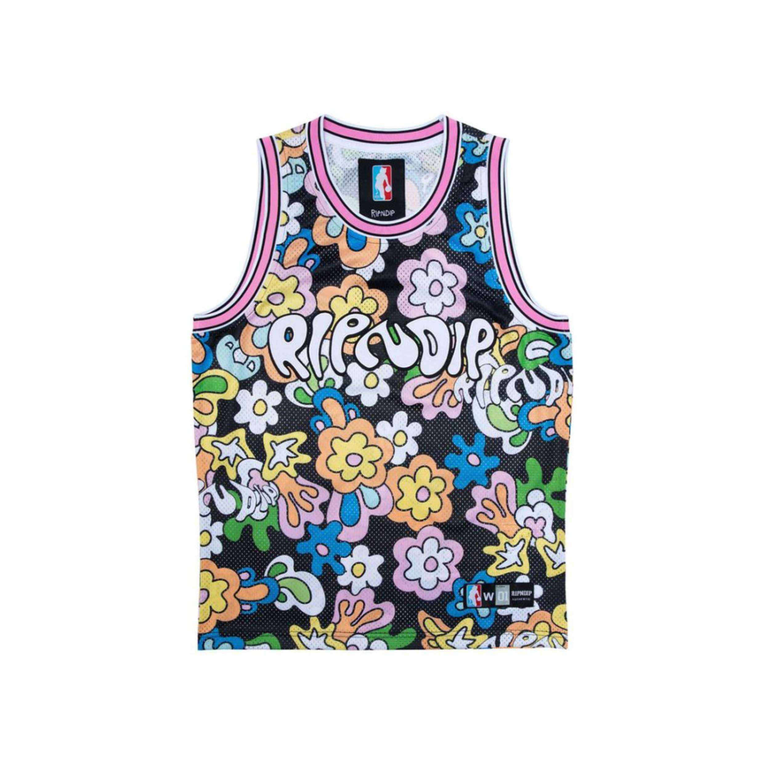 Rip N Dip Flower Child Basketball Jersey - Trendy Streetwear for Men & Women - Perfect for Casual Wear, Sports, and Urban Fashion