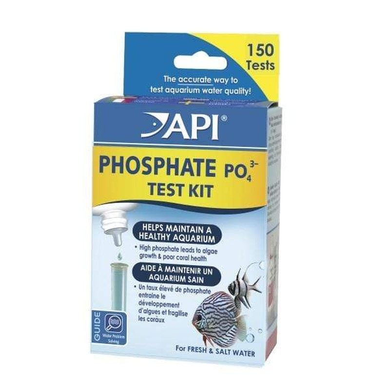 API Phosphate PO₄³⁻ Test Kit for Aquariums & Pools | Accurate Water Quality Testing | Professional Grade Freshwater & Saltwater Testing