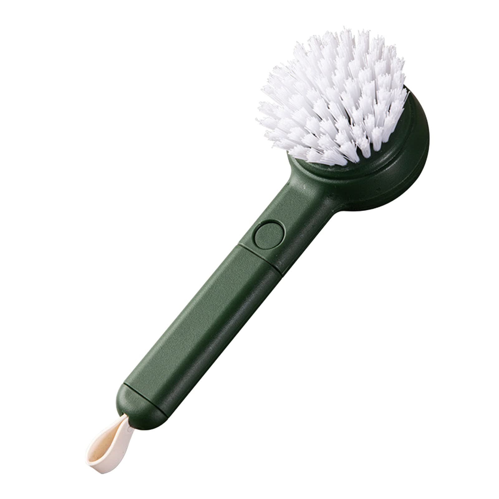 Organic Fruit and Vegetable Cleaning Brush - Multi-Purpose Kitchen Scrubber for Washing Produce, Dishwashing, and Window Cleaning - Eco-Friendly Hanging Household Cleaning Supplies (Green, One Size) | Perfect for Fresh Produce, Kitchen Utensils, and Home Cleaning Tasks