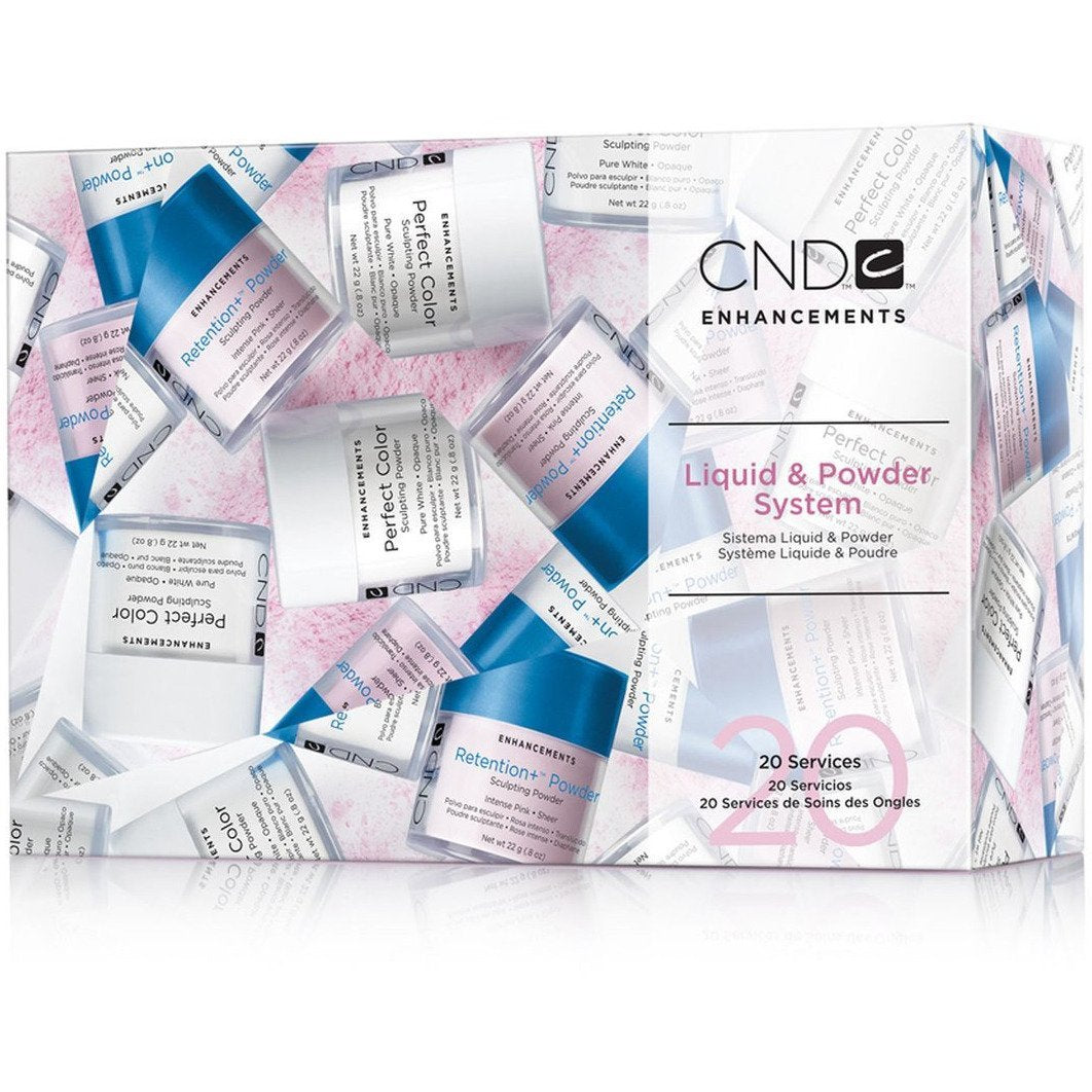 CND Professional Liquid & Powder Nail System - Salon-Quality Manicure & Pedicure Kit for Long-Lasting Gel Nails at Home or Salon
