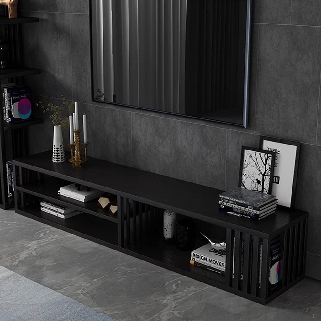 WiFi Router Stand, TV Console Shelf, Multimedia Storage Cabinet for Living Room & Bedroom - Organize Set-Top Box, DVD Player, Game Consoles & Home Decor - Perfect for Small Space Organization & Stylish Display