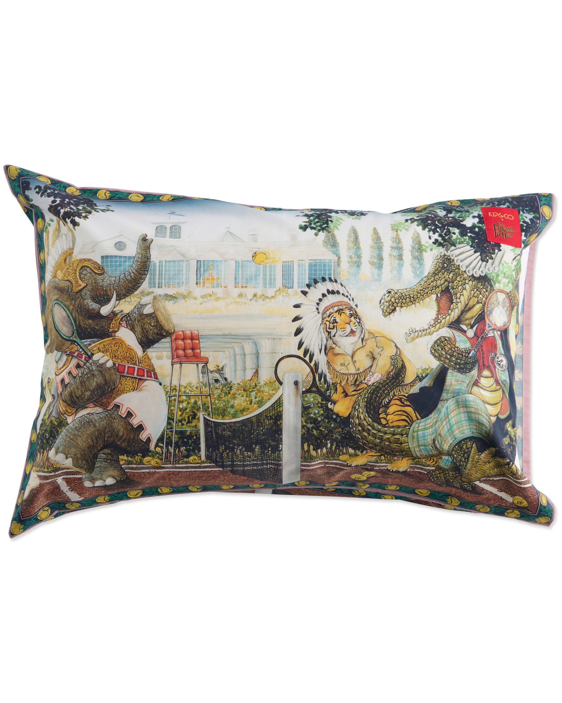 Kip&Co x Eleventh Hour Game Set Match Organic Cotton Pillowcase - Soft & Breathable Bedding for Kids & Adults - Perfect for Home Decor, Gifts & Nursery Essentials
