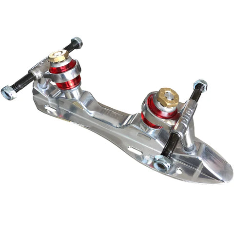 Falcon NTS Polished Quad Skate Plate - Premium Roller Derby & Artistic Skating Plate for Smooth Performance