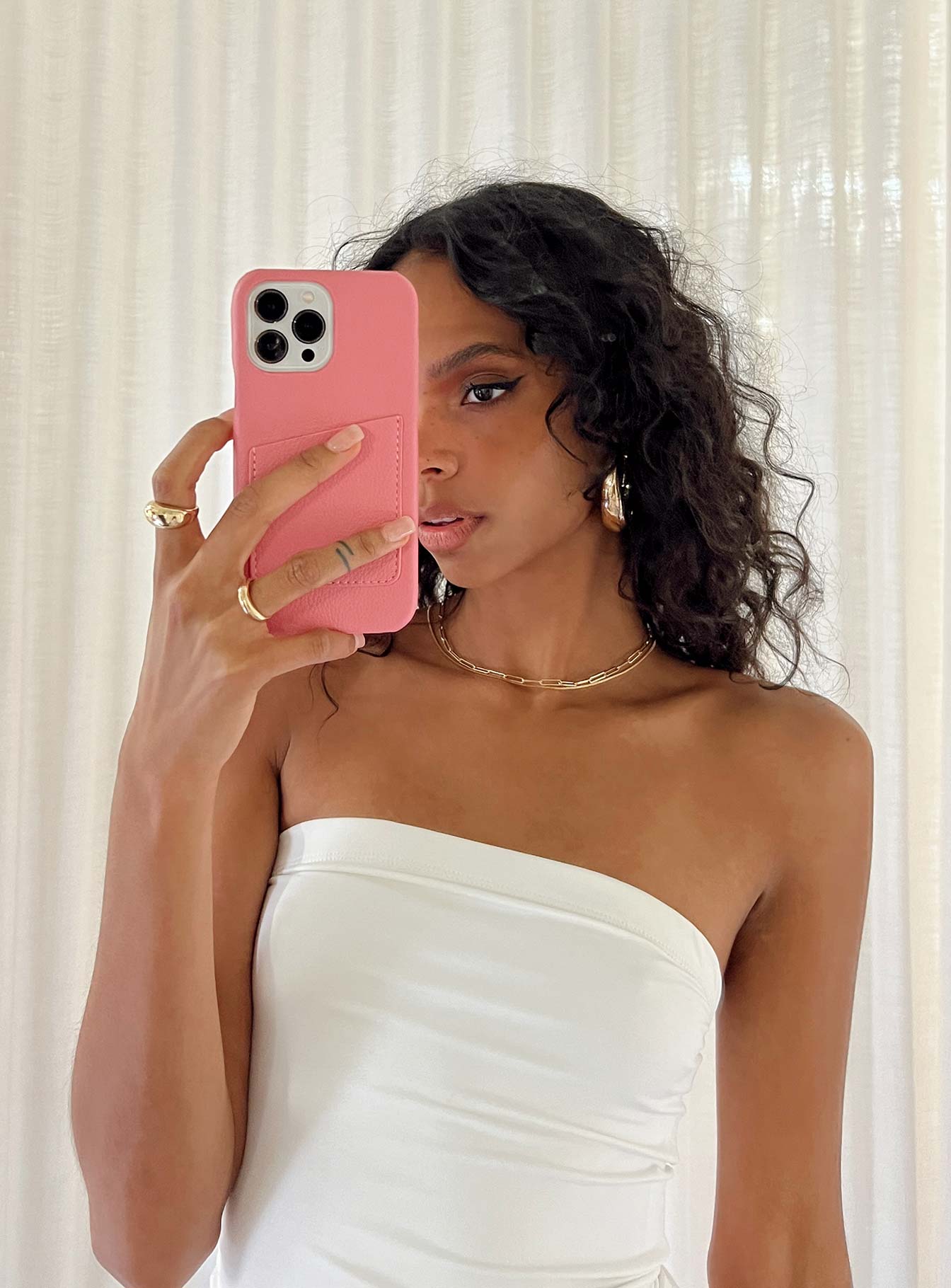 Premium Pink iPhone Case - Slim Protective Cover for iPhone [Models] - Perfect for Everyday Use, Travel & Gift Giving