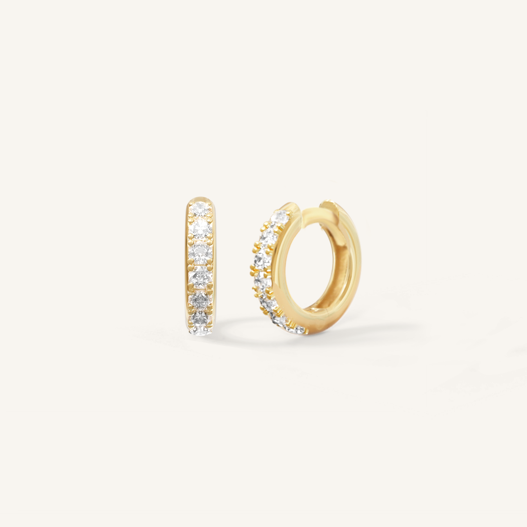 Sparkling Crystal Hoop Earrings for Women - Elegant Dangle Drop Earrings for Party, Wedding & Everyday Wear | Hypoallergenic & Lightweight