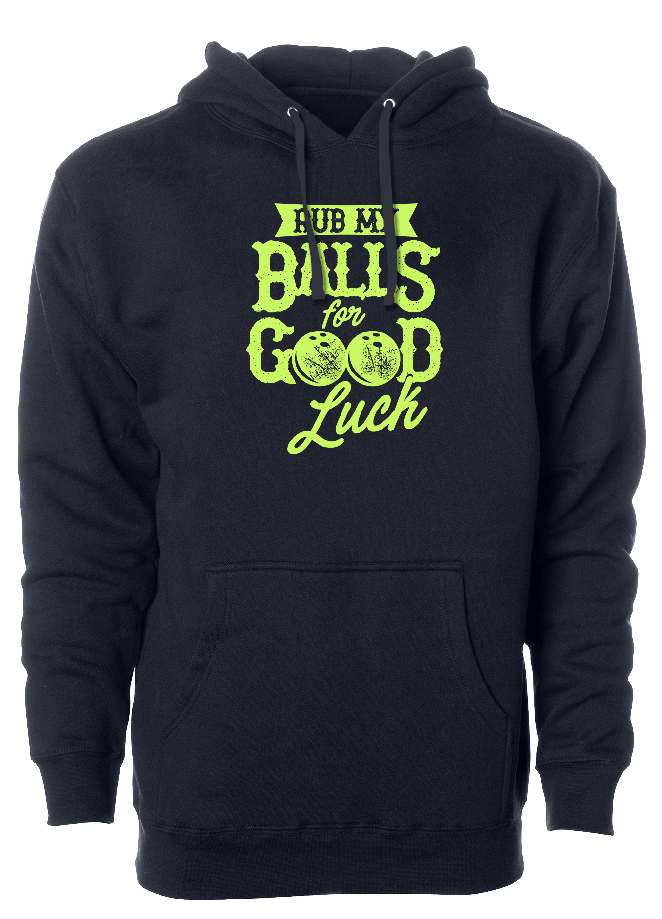 Lucky Rub My Balls Hoodie - Funny Good Luck Charm Sweatshirt for Men & Women - Perfect for St. Patrick's Day, Gag Gifts, and Parties
