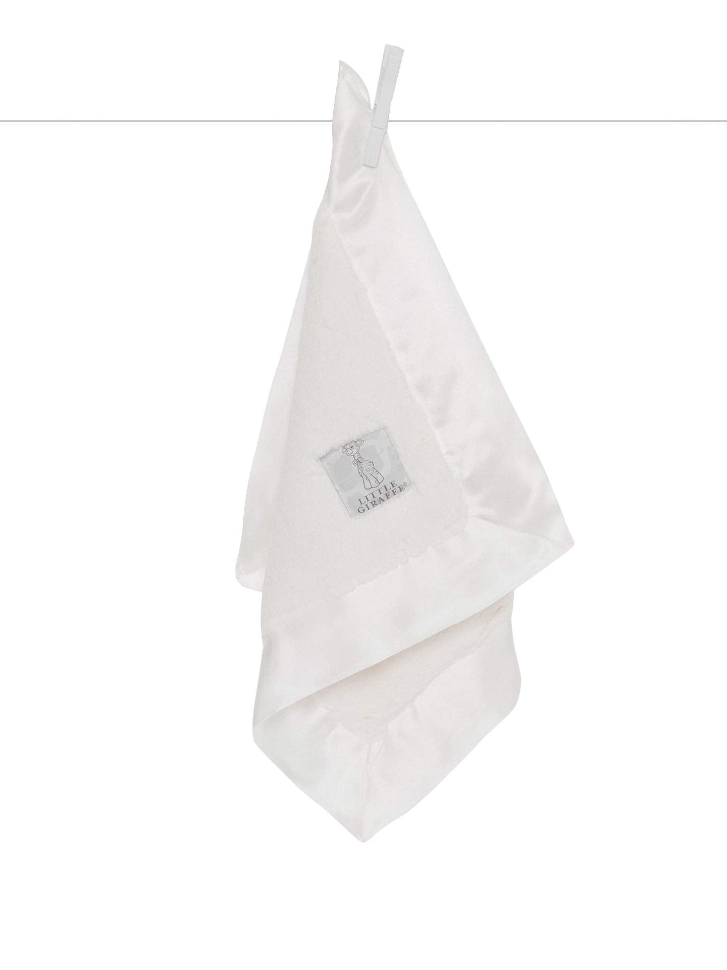 Little Giraffe Baby Blanket - Ultra Soft Luxury Blanket with Satin Trim - Perfect for Strollers, Swaddling & Newborn Gifts - 17