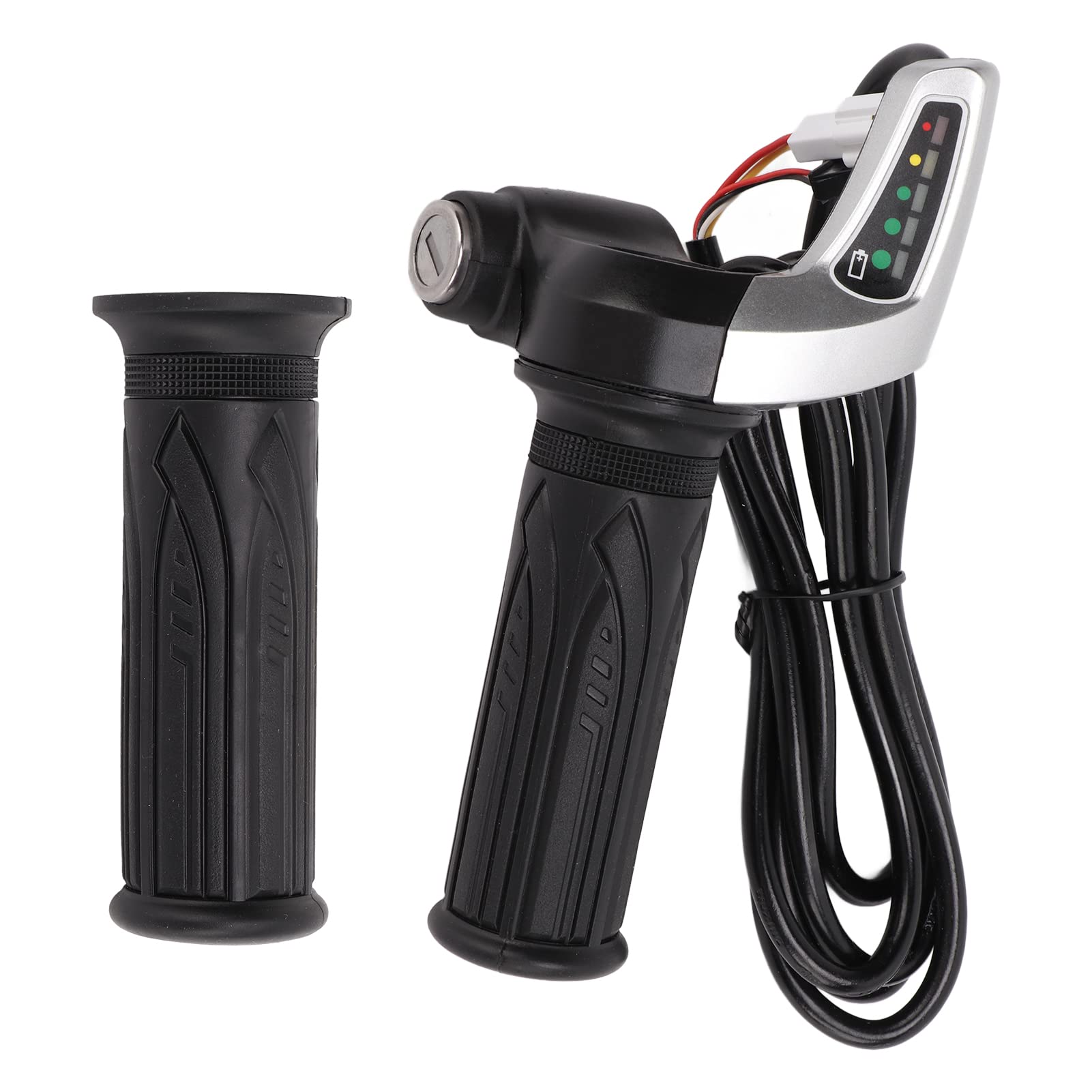 High Performance Electric Bike Throttle Grips - Sensitive Flexible Rubber Grip for E-Bikes & Scooters - Perfect for Commuting, Off-Road & Urban Riding