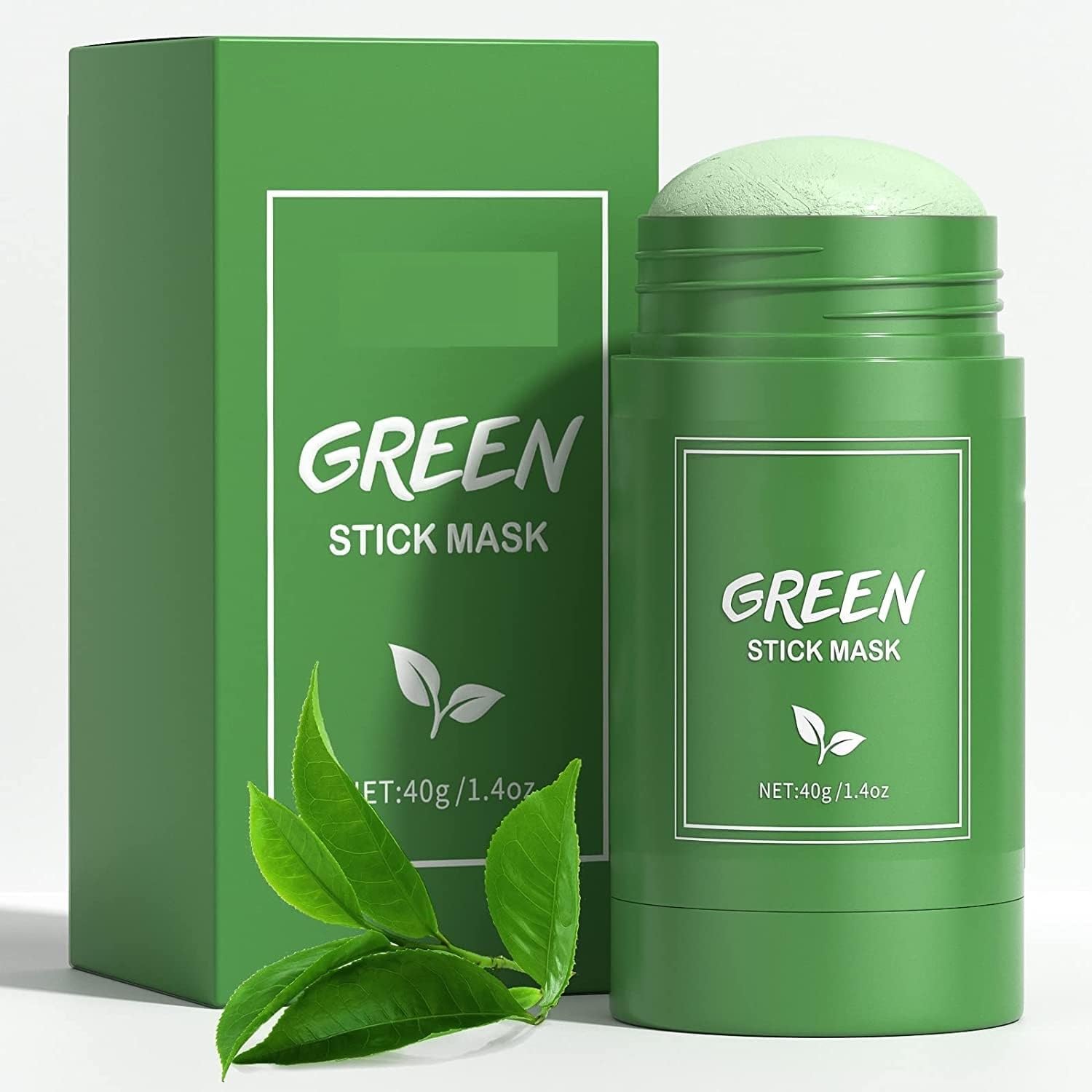 BSBDA Green Tea Cleansing Mask Stick - Deep Pore Cleanse for Blackheads & Whiteheads | Oil Control & Anti-Acne Treatment | Face Mask Stick for Men & Women | Perfect for Travel & Daily Skincare Routine