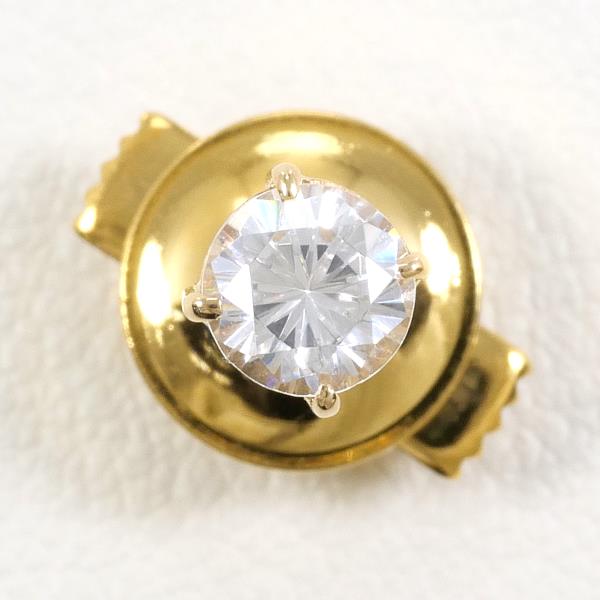 18K Yellow Gold Alloy Zirconia Pin Brooch - Elegant Jewelry Accessory for Women, Perfect for Weddings, Parties & Special Occasions