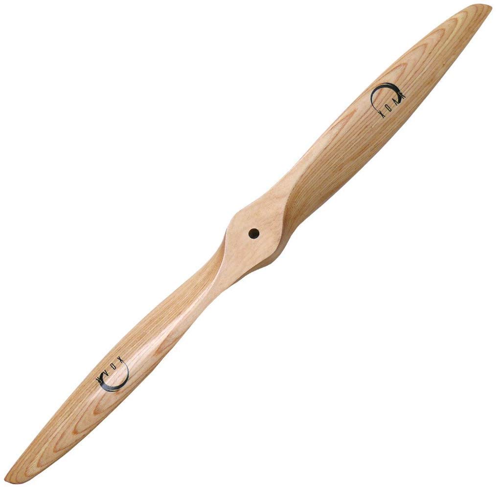 XOAR PJD 22x7 Inch 2-Blade Laminated RC Airplane Propeller for Gas RC Planes - Durable Wooden Prop for Aerobatic Flying, 3D Maneuvers & Scale Model Aircraft