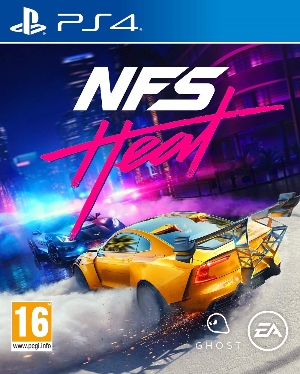 NFS Heat for PS4 - High-Speed Racing Game with Custom Cars & Open World | Perfect for Racing Enthusiasts & PS4 Gamers