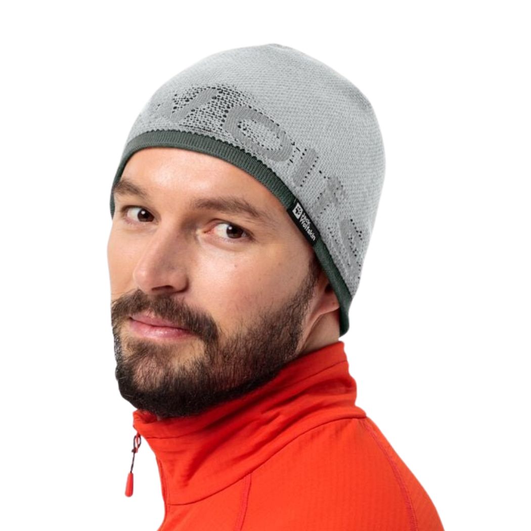 Jack Wolfskin Unisex Winter Beanie Hat - Warm Fleece Lined Skull Cap for Men & Women - Perfect for Skiing, Hiking & Outdoor Activities