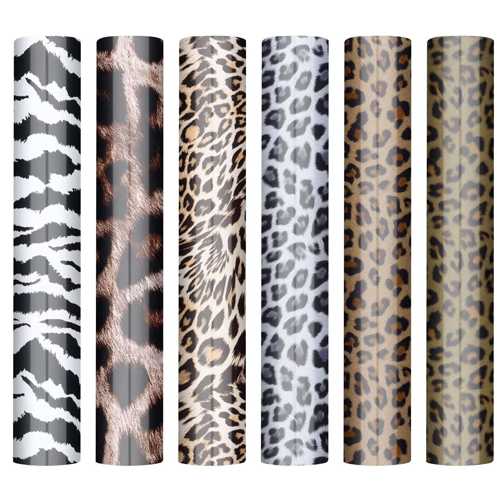 Novania 1-Piece Sexy Leopard Print Heat Transfer Vinyl (HTV) for T-Shirts - 30x25cm Iron-On Transfer Vinyl Bundle - DIY Craft Supplies for Sewing, Apparel & Custom Clothing Projects - Perfect for T-Shirt Printing, DIY Fashion & Personalized Gifts