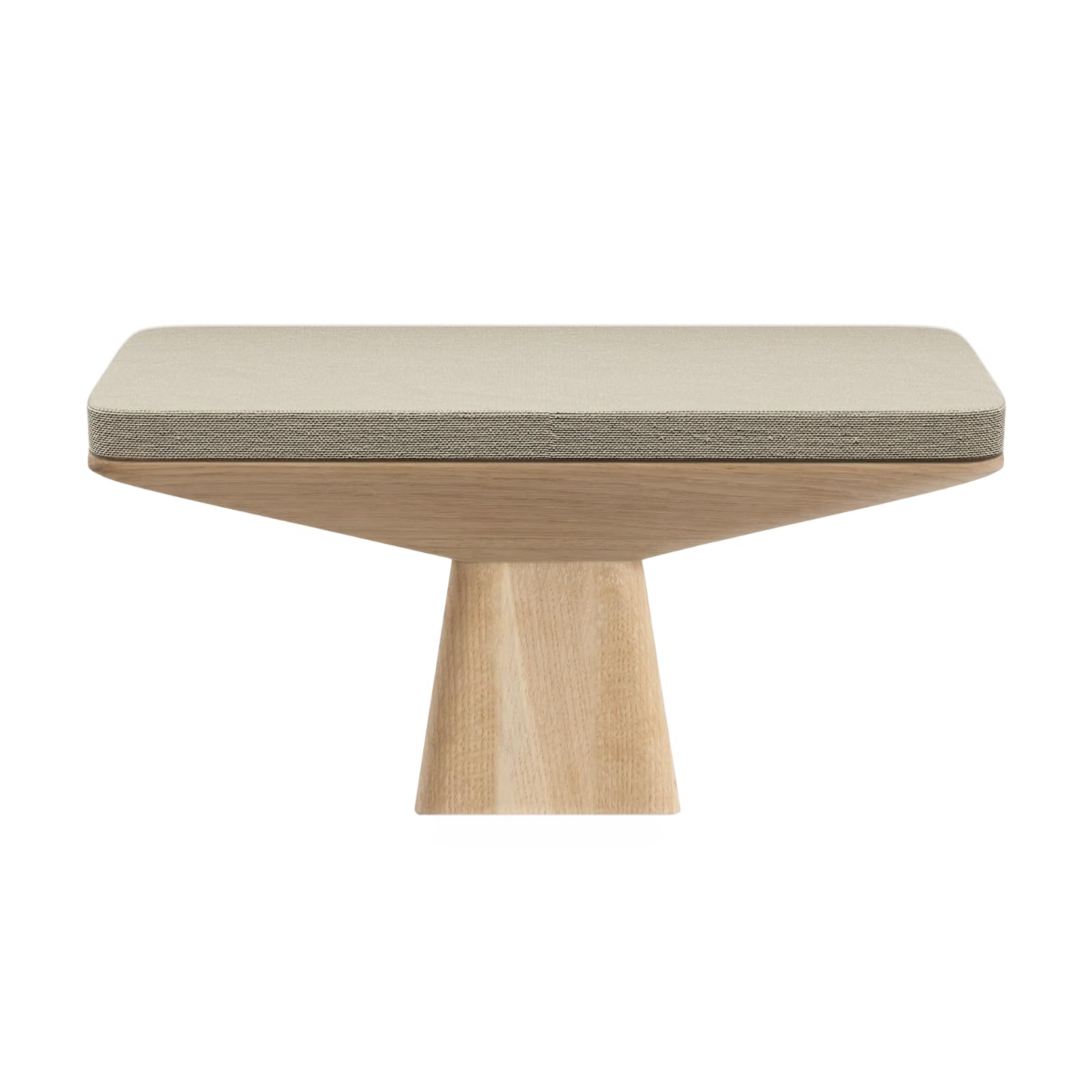 Premium Walden Seiza Meditation Bench - Handcrafted Solid Oak Wood Yoga Stool with Cushion for Zen Practice, Yoga & Mindfulness - Perfect for Home Meditation, Yoga Studios & Outdoor Zen Gardens (White Oak)