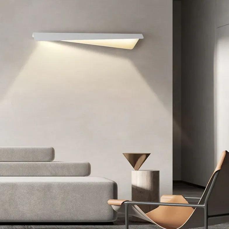 Modern White LED Wall Lights for Living Room, Bedroom & Hallway - Energy Efficient Dimmable Indoor Lighting for Home Decor