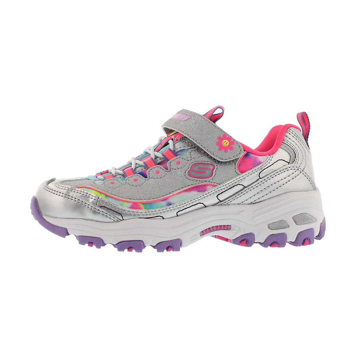 Skechers Kids D'Lites D Lovely Lightweight Sneakers for Girls - Comfortable & Stylish School Shoes for Running, Walking & Everyday Play