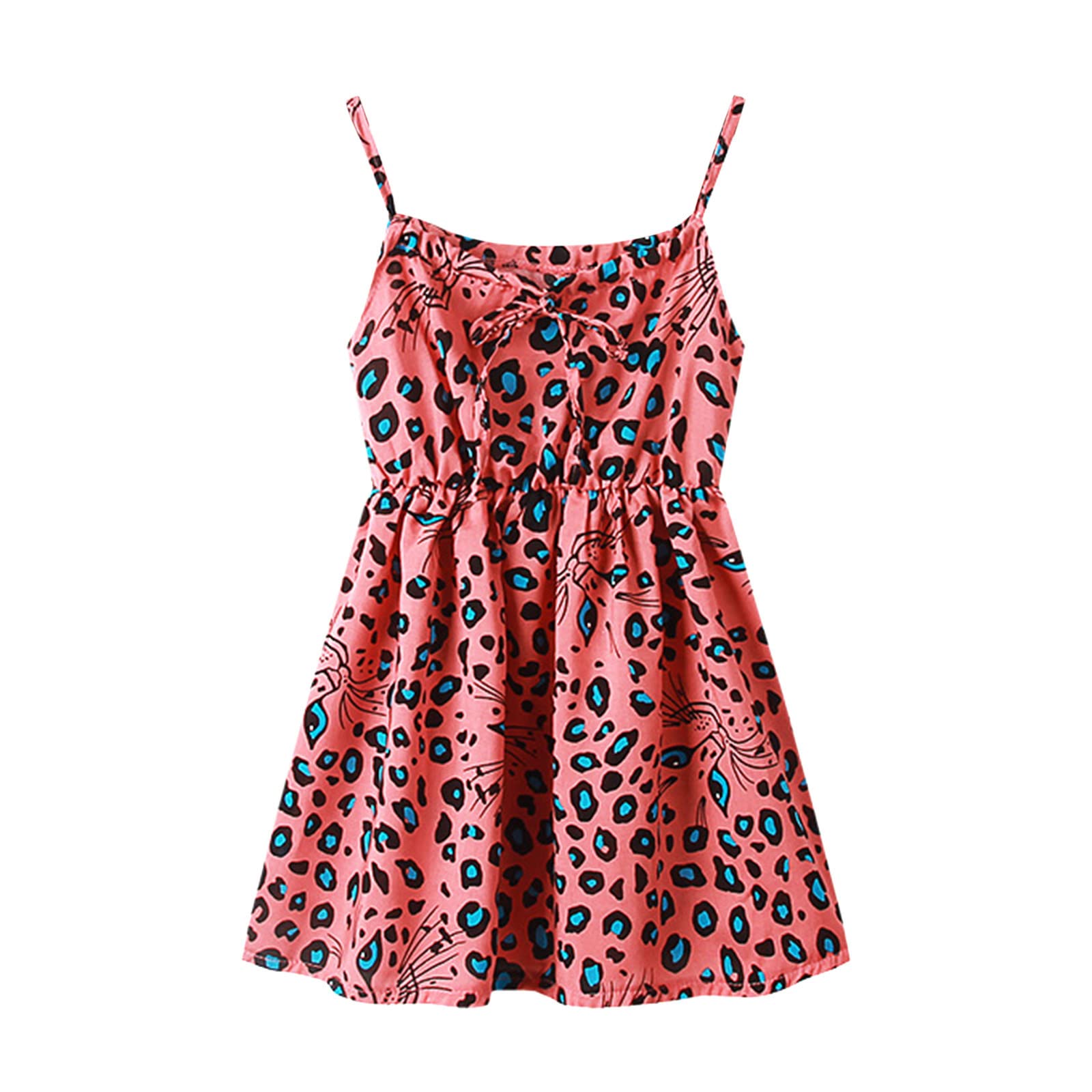 Bohemian Floral Sleeveless Toddler Girls Dress with Straps - Princess Beach Dress for Kids - Perfect for Summer Vacations, Beach Parties & Photo Shoots