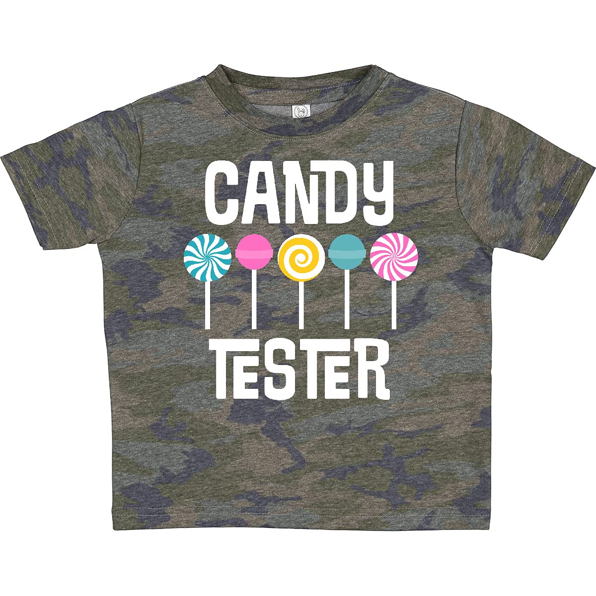 Inktastic Candy Tester Cute Sweets Toddler T-Shirt - Adorable Graphic Tee for Baby Boys & Girls - Perfect for Birthday Parties, Playdates & Family Photos