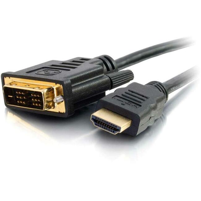 1M HDMI to DVI-D Digital Video Cable (3.3Ft) - High Speed 1080p Support for PC, Monitor, TV, Gaming & Home Theater Setup