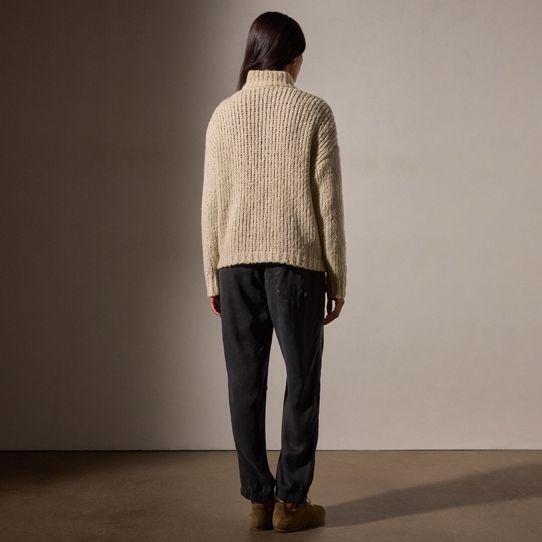 Cloud Knit Cardigan Women's Lightweight Open Front Sweater - Soft & Cozy Biscotti Color for Fall & Winter - Perfect for Layering, Office Wear & Casual Outfits