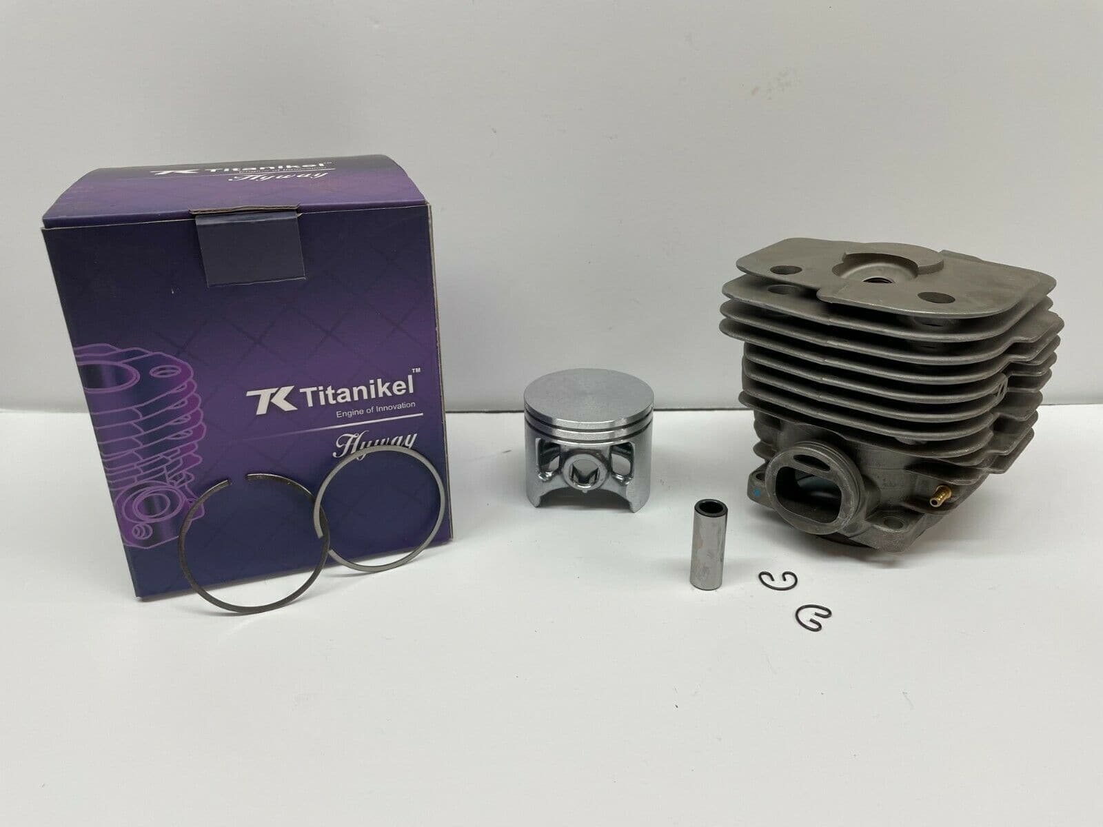 Hyway Cylinder Kit Titanikel for Husqvarna K950 Chainsaw - 56mm 506 15 55 06 Wagners Replacement Part - Perfect for Professional Logging & Tree Cutting