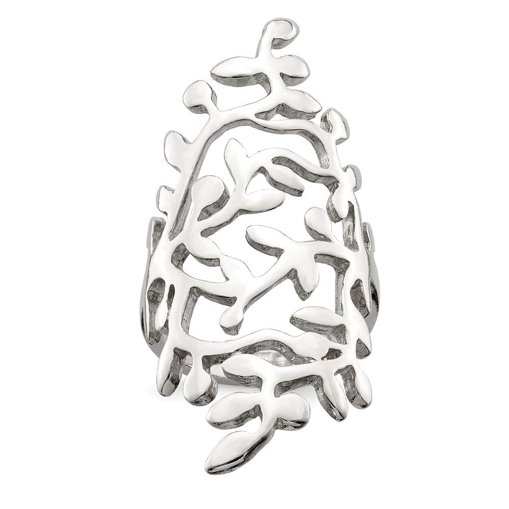 925 Sterling Silver Spring Tree Full Finger Ring for Women - Elegant Floral Design, Adjustable Size, Perfect for Weddings, Parties & Everyday Wear