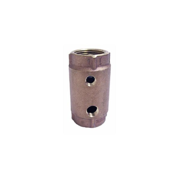 2 Inch 2BS Series Lead-Free Brass Double Tap Check Valve - High Pressure Water Flow Control for Plumbing, Irrigation & Industrial Systems