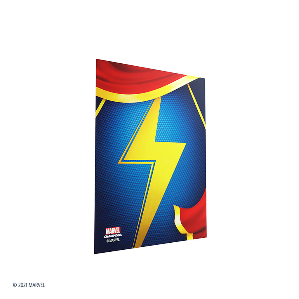 Marvel Champions Card Sleeves for Ms. Marvel - Premium Protection for Trading Cards & Collectibles | Perfect for Game Nights, Tournaments & Card Collection Storage