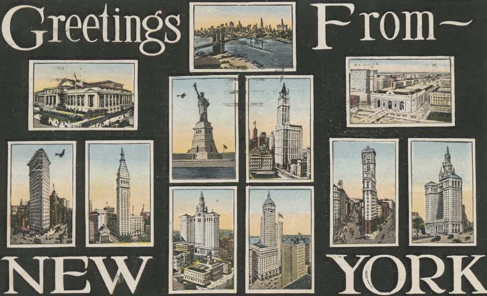New York City Travel Poster - 16x24 Giclee Gallery Print, Wall Art Decor for Home & Office - Perfect for Living Room, Bedroom, or Gift