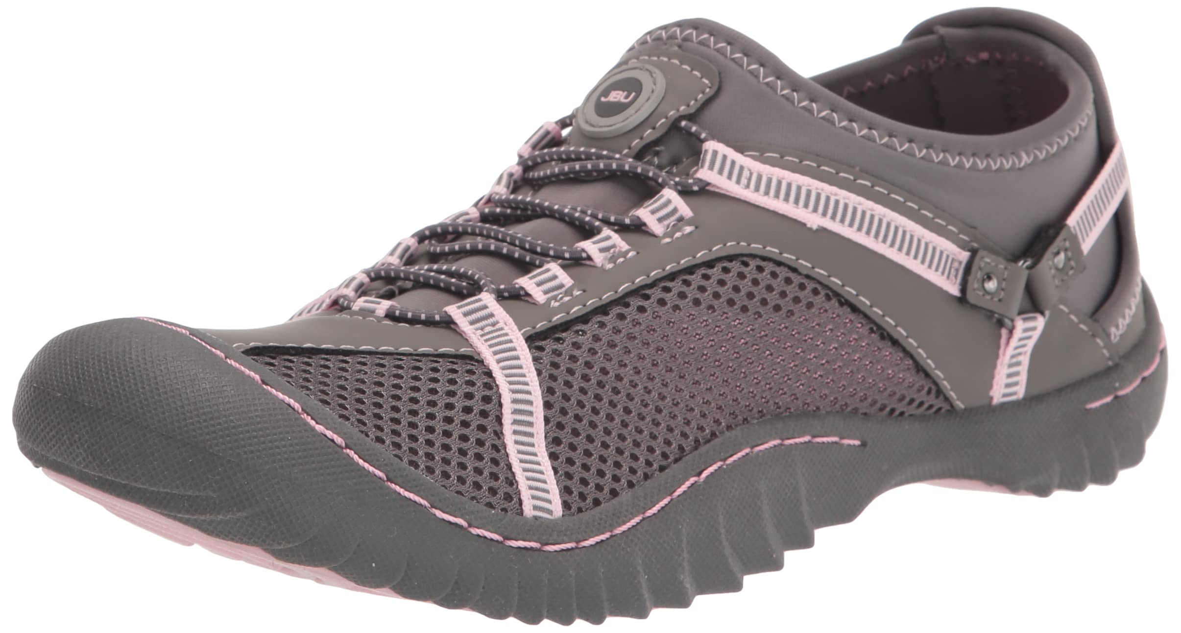 JBU Tahoe Water Ready Women's Outdoor Comfort Closed Toe Slip On Water Shoes for Beach, Pool, and Kayaking Adventures