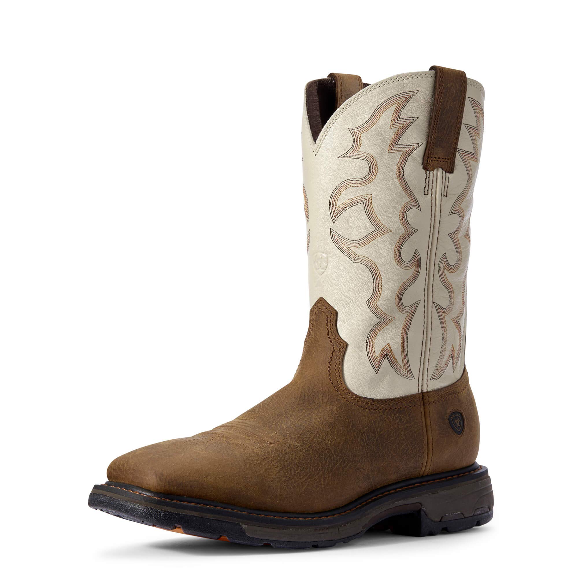 ARIAT Workhog Wide Square Toe Men's Work Boots - Durable & Comfortable for Construction, Farming & Outdoor Work