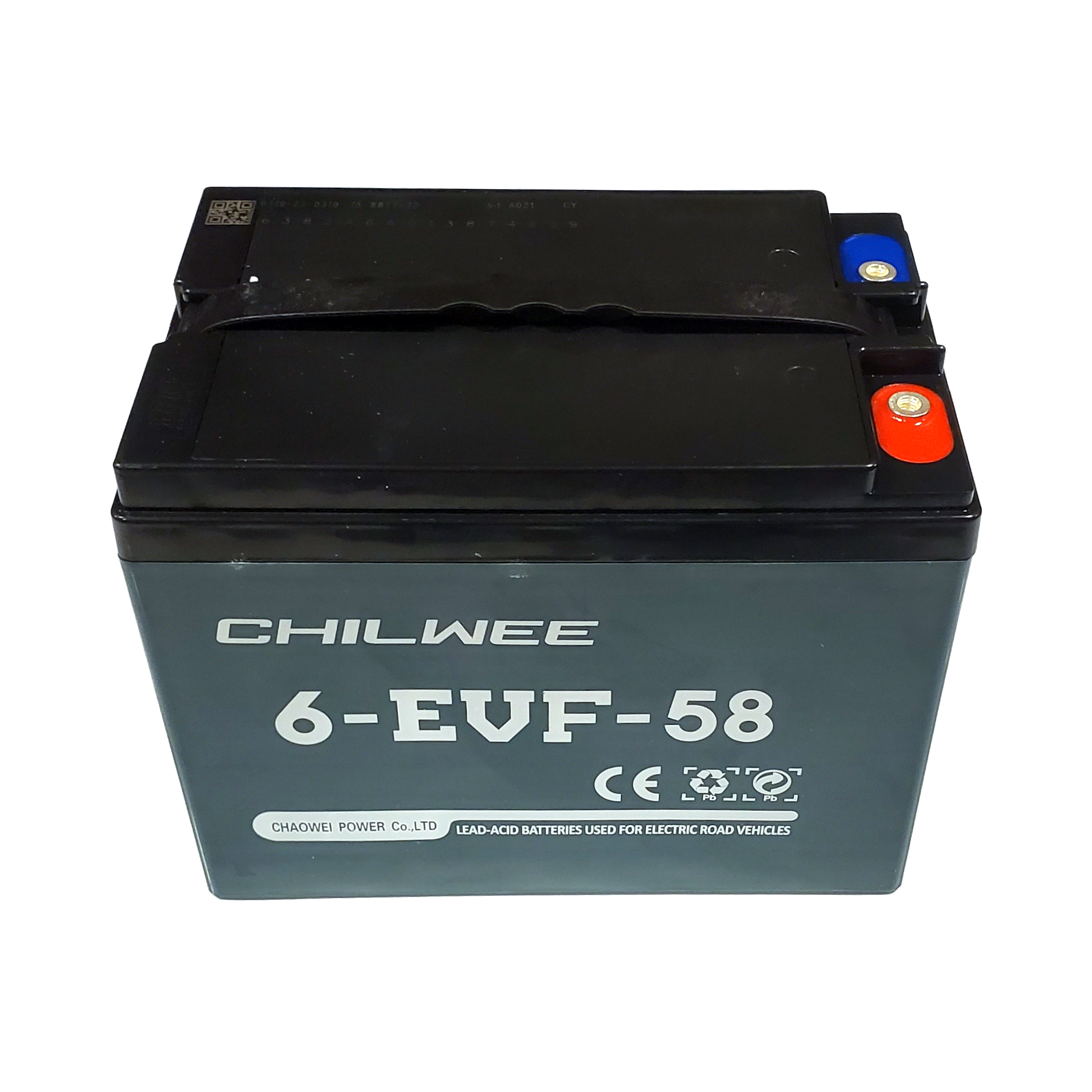 12V 58AH 6 EVF 58 Deep Cycle Battery for Golf Carts, Solar Power Systems & Marine Applications - Long Lasting AGM Power Solution