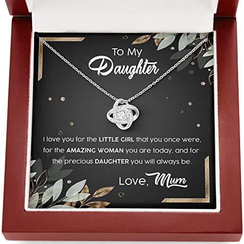 Soulmate Love Knot Necklace - Unique Gift for Her, Birthday, Graduation, Anniversary | Romantic Jewelry for Girlfriend, Wife, Partner | Perfect for Valentine's Day, Weddings & Special Occasions