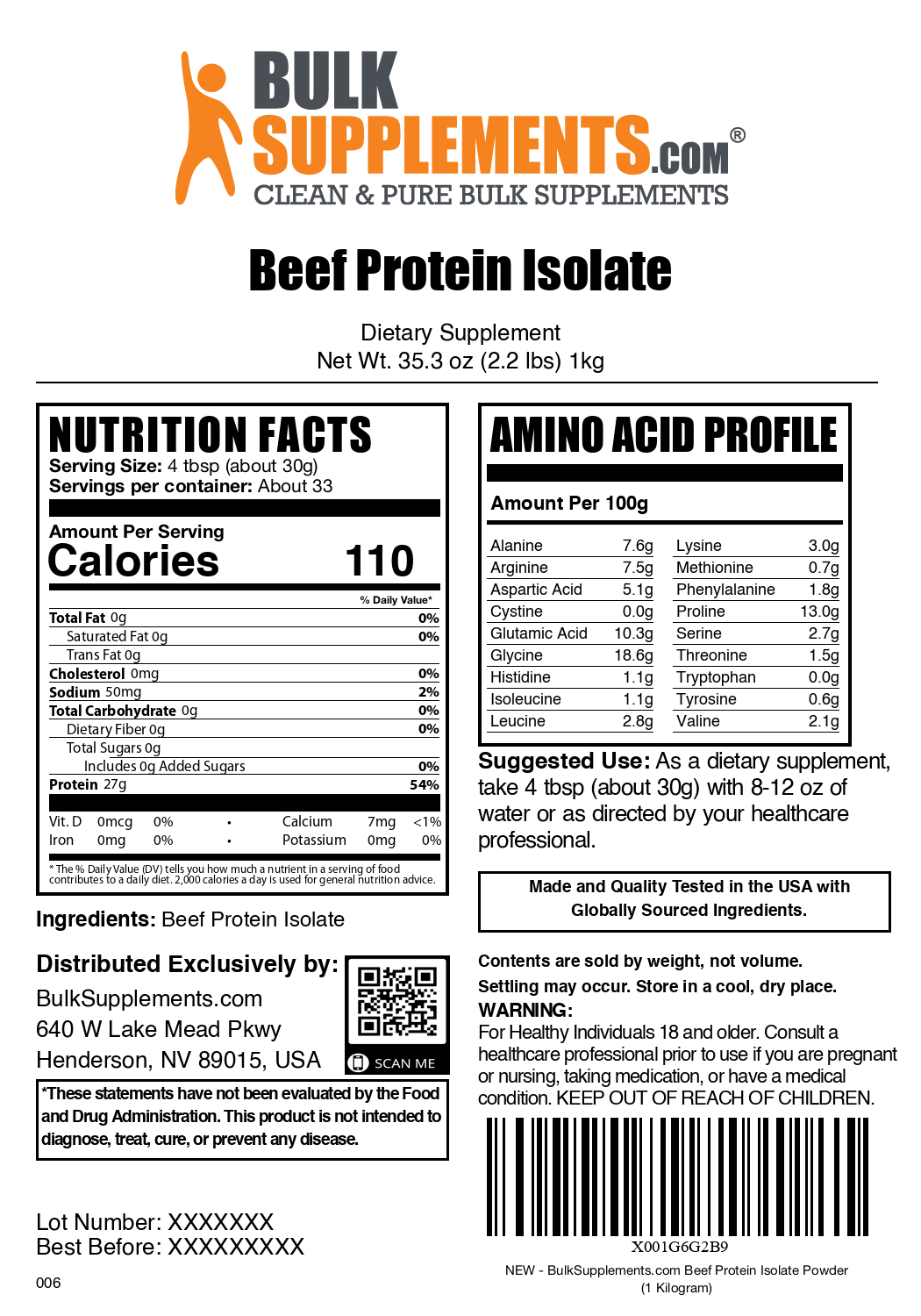 Premium Beef Protein Isolate Powder - 100% Pure Grass-Fed Whey Alternative for Muscle Recovery & Performance - Ideal for Post-Workout, Keto & Low-Carb Diets