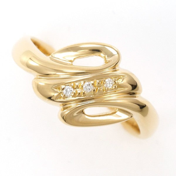 18K Yellow Gold Diamond Ring for Women - Elegant Wedding, Engagement & Anniversary Jewelry Gift