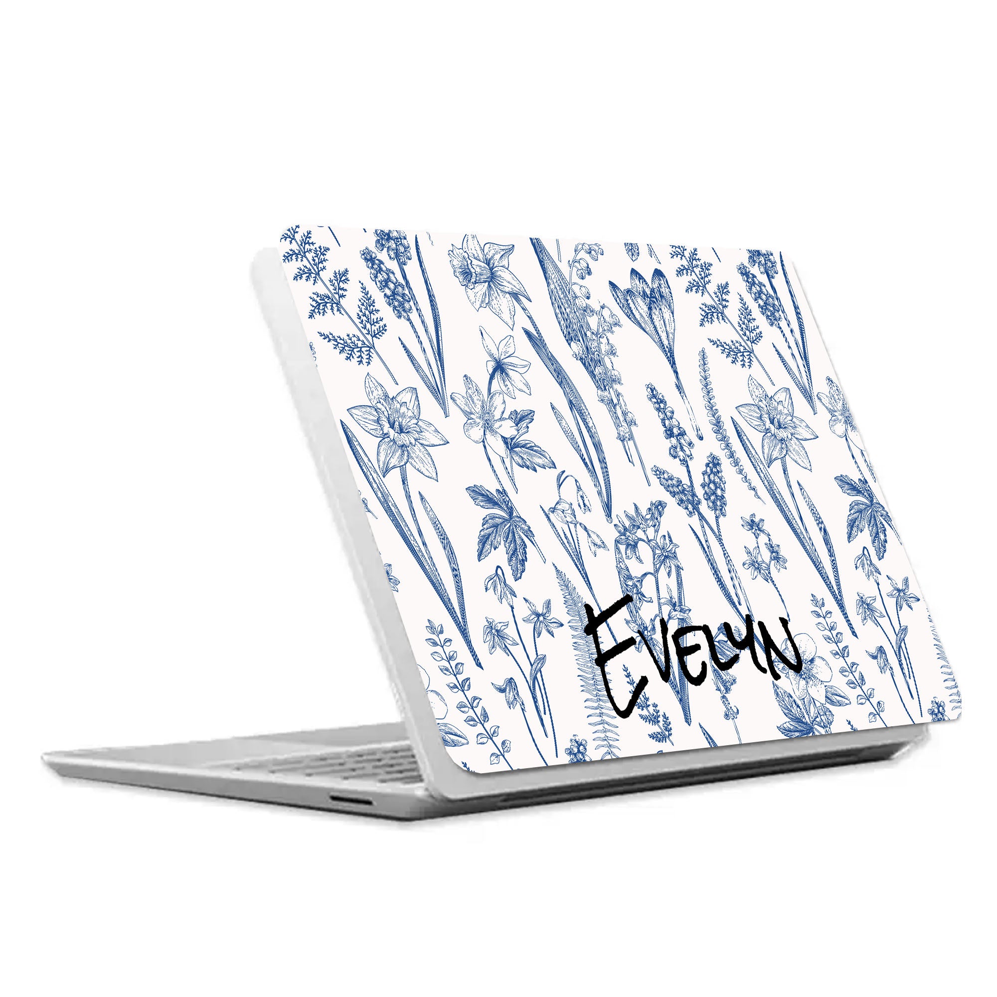 Premium Surface Laptop Case with Floral Design - Slim Protective Cover for Microsoft Surface Laptop 1/2/3/4 - Perfect for Work, Travel & School Accessories
