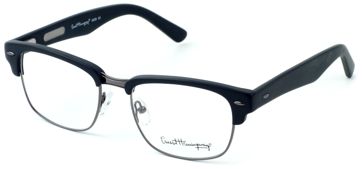 Ernest Hemingway 4629 Designer Reading Glasses for Men & Women - Lightweight Blue Light Blocking Readers for Computer, Reading & Office Use