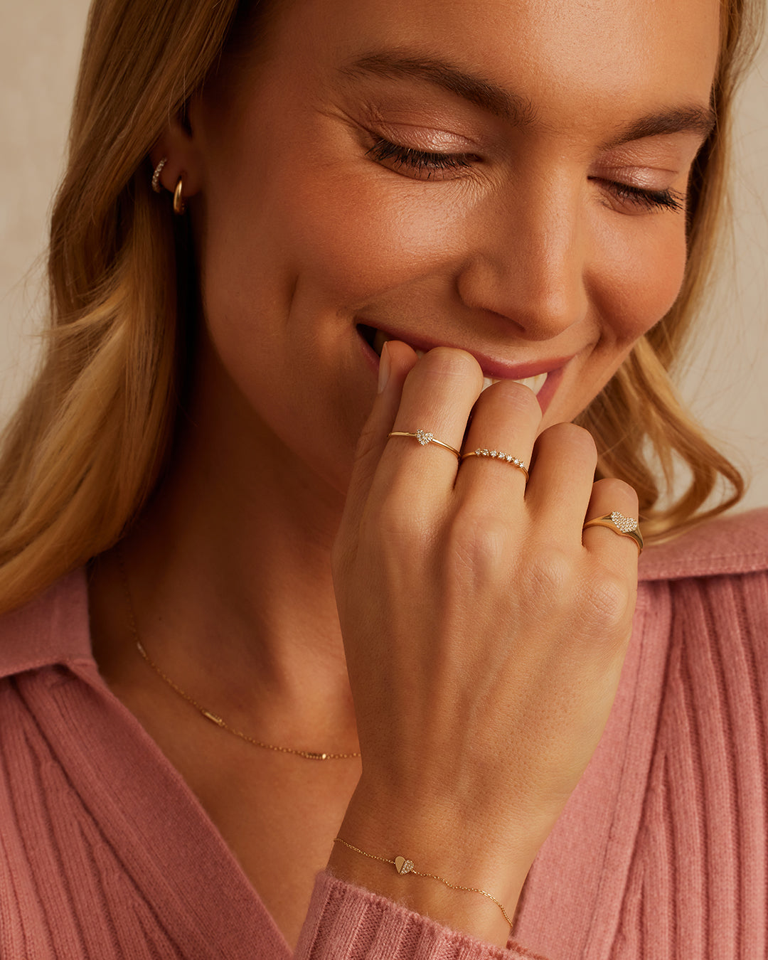 Exquisite Diamond Pavé Heart Ring - 14K Gold or Sterling Silver, Elegant Gift for Women - Perfect for Valentine's Day, Anniversary & Romantic Occasions