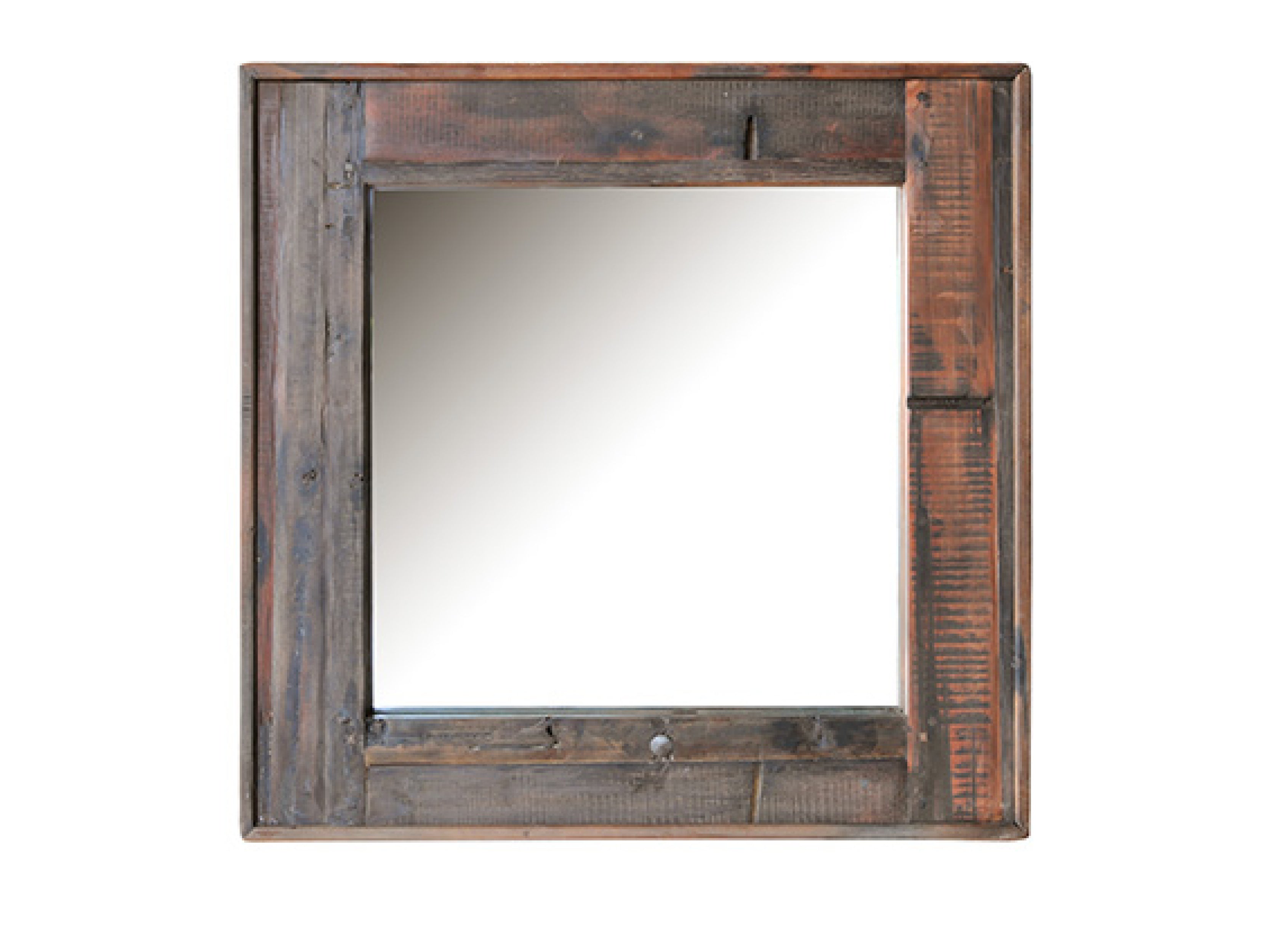 Axel MK3 Square Mirror - Modern Wall & Bathroom Decor - Shatterproof Glass for Home, Office, or Salon Use