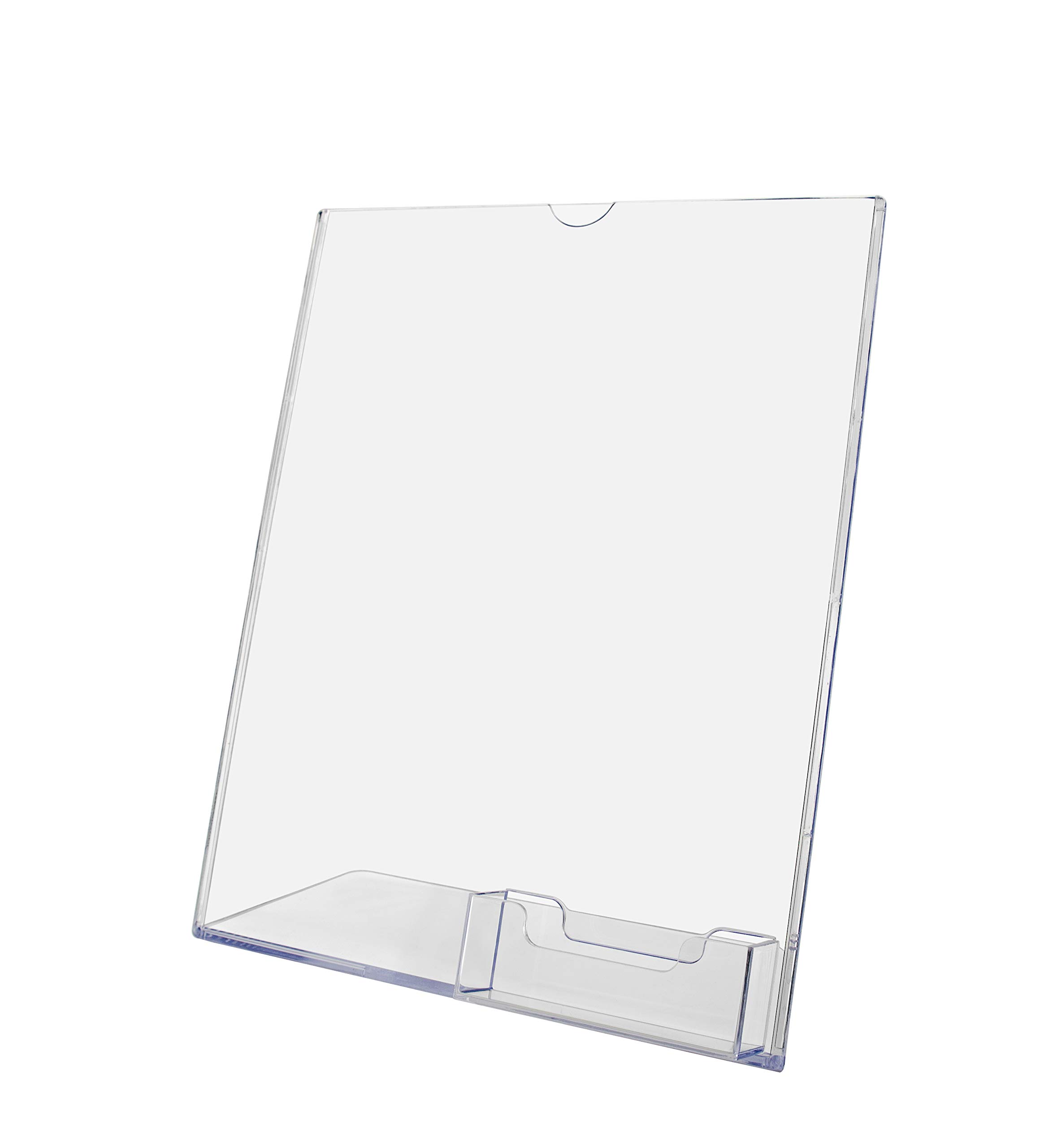 2 Pack Clear Acrylic Sign Holder for 8.5