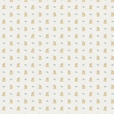DV6914 Rabbit Taupe Conversational Prints - Perfect for Home Decor, Wall Art, and Gift Giving