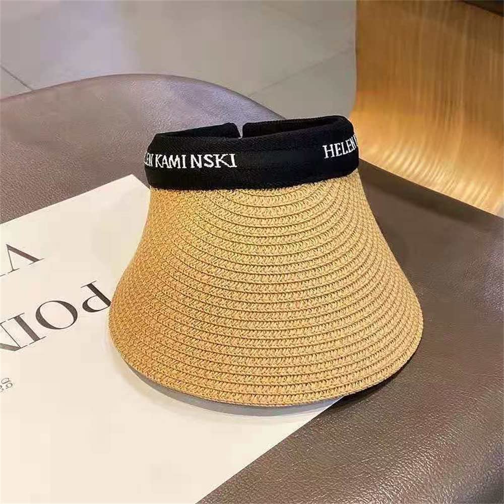 Women's Wide Brim Straw Sun Hat - UPF 50+ UV Protection Summer Beach Hat with Clip - Breathable Weave Design for Outdoor, Travel & Vacation - Perfect for Pool, Seaside & Garden Activities