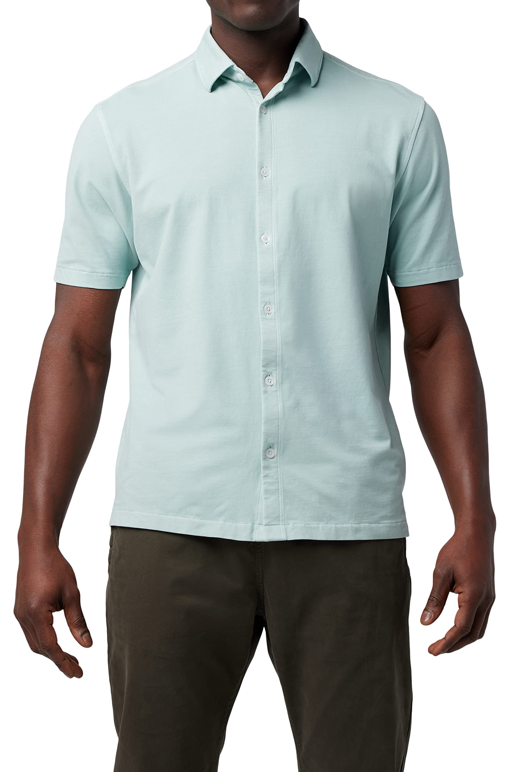 Good Man Brand Flex PRO LITE Solid Big on Point Shirt - Premium Comfort Men's Casual Tee for Everyday Wear, Gym & Outdoor Activities